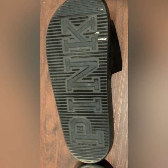 Victoria Secret PINK UK University of Kentucky Collegiate Sherpa Slides Sandals - Picture 13 of 13